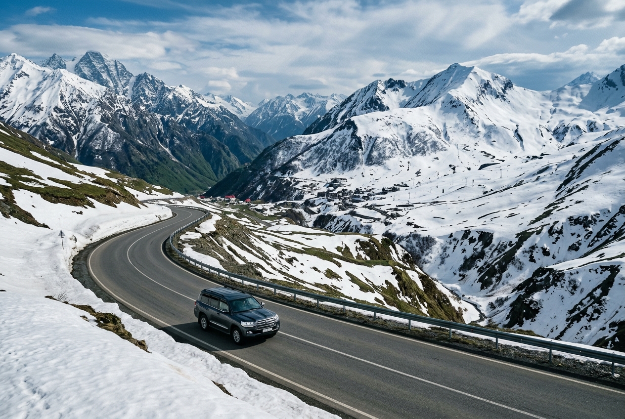 Featured image for Tbilisi to Gudauri drive: Road conditions and tips