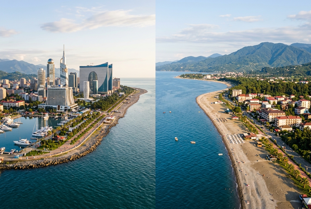 Featured image for Batumi vs Kobuleti: Where to stay on the Black Sea?