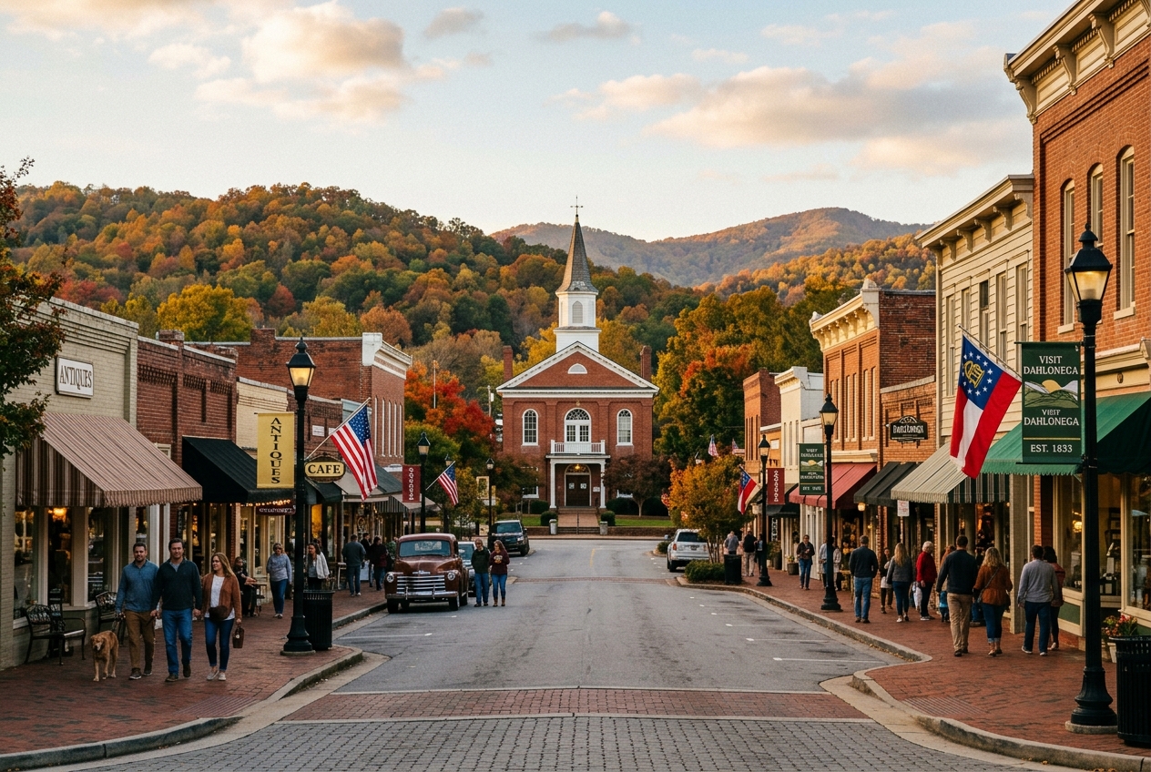 Featured image for What are the best small towns to visit in Georgia?