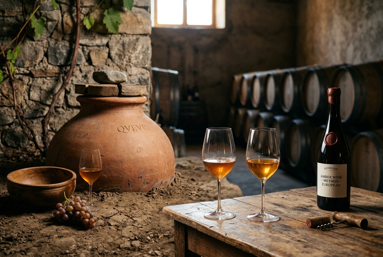 Featured image for Georgian wine classification: Qvevri vs European method