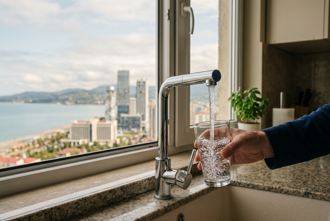 Featured image for Tap water in Batumi and Kutaisi: Is it safe to drink?