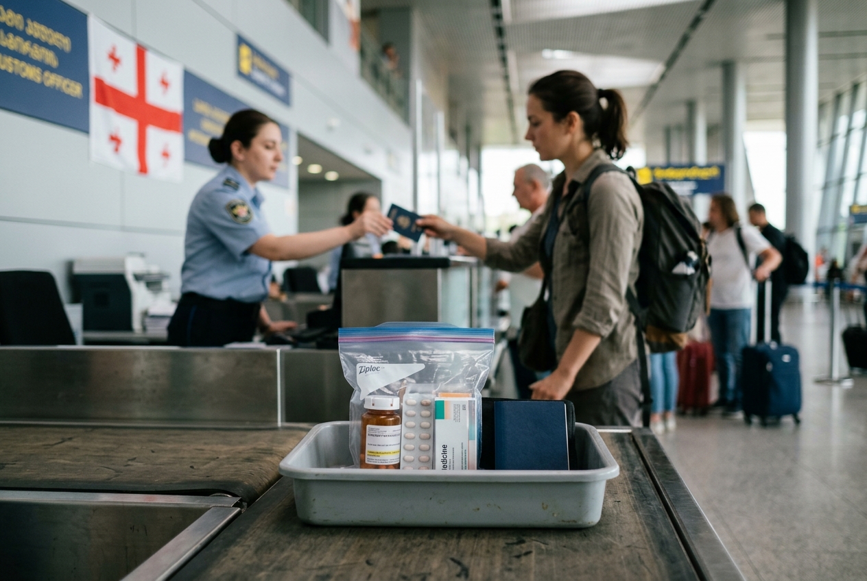 Featured image for Can you bring your own medications to Georgia? (Customs rules)