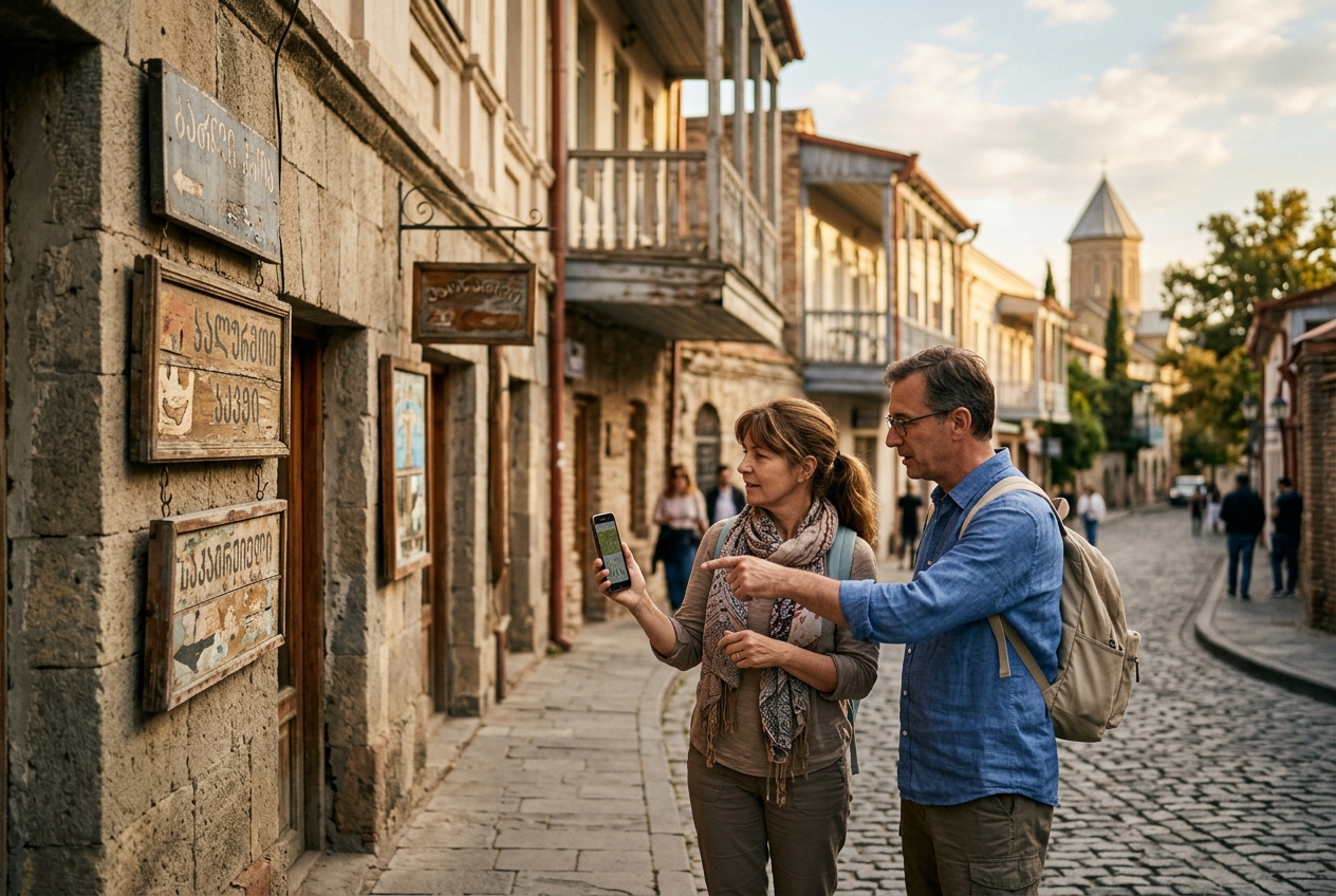 Featured image for Georgian alphabet: A quick guide to reading signs for tourists